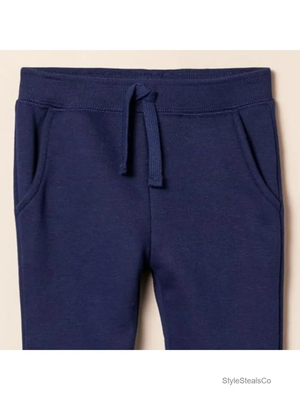 Kids Sweatpants Fleece Joggers 2 Pack Elastic Waist Drawstring